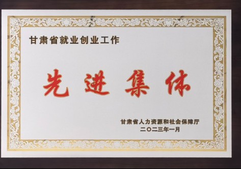 甘肅省就業(yè)創(chuàng  )業(yè)先進(jìn)集體